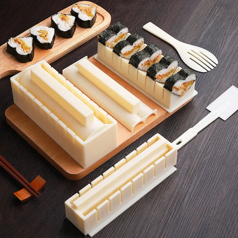 DIY Sushi Rice Ball Maker Mold-10 PC Set