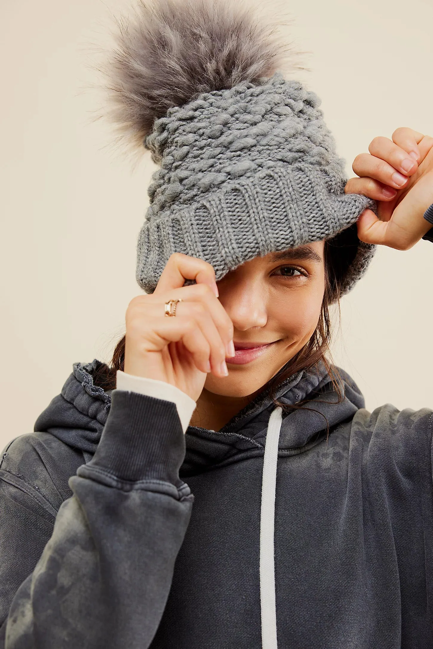 Harmony Faux Fur Beanie