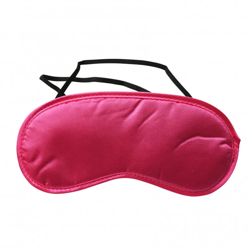 Sex and Mischief Satin Hot Pink Blindfold